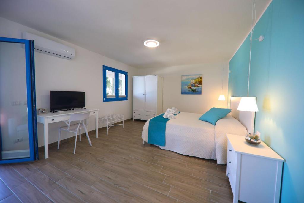 Cucina di un appartamento SkyView Cefalù
